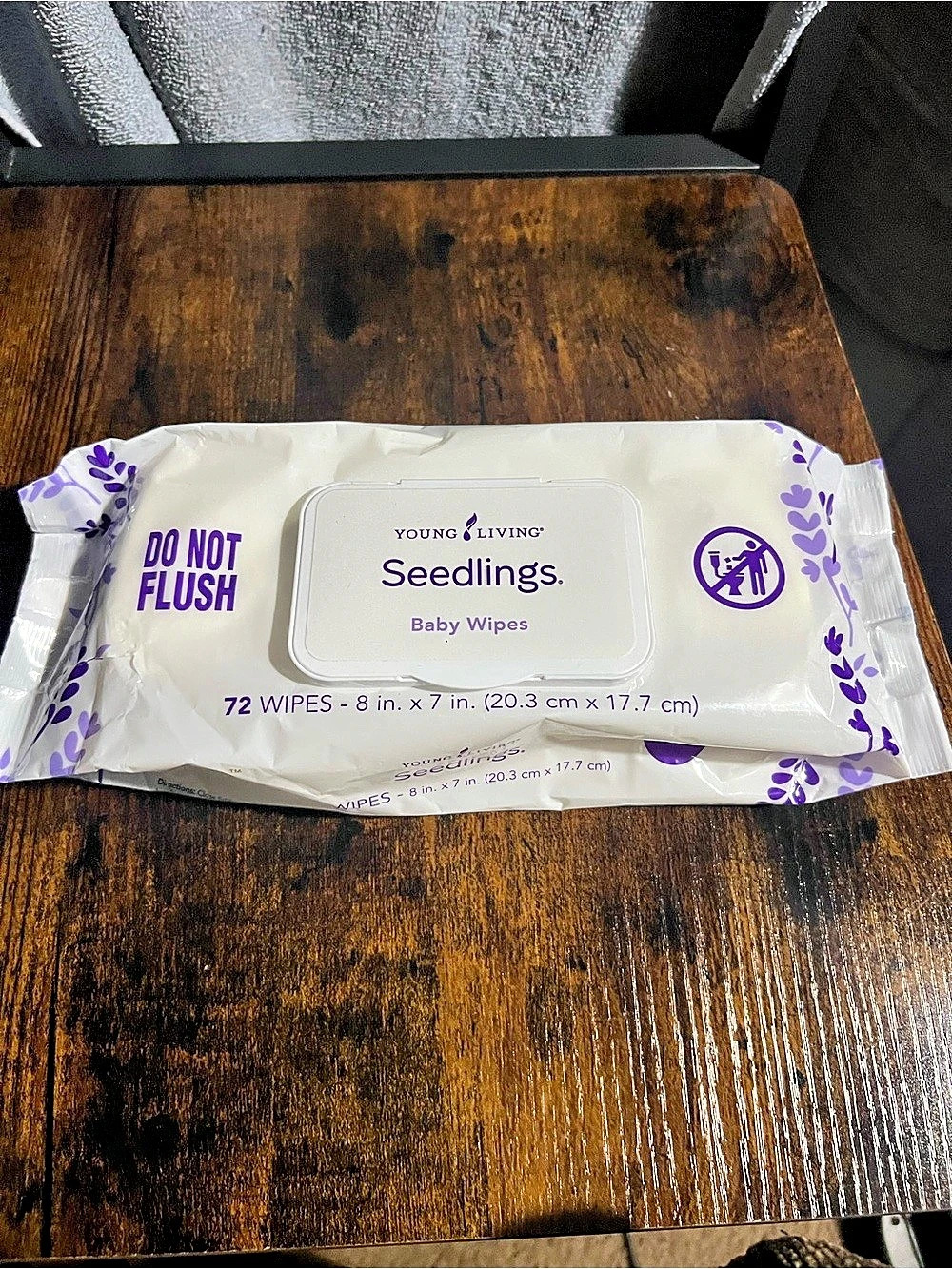 Young Living Seedlings Baby Wipes 72 Count